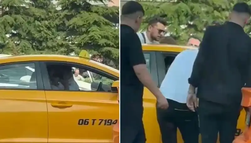 Trafik Kavgasında Sıra Dışı Olay: Taksi Şoförüne Yumruk Attı