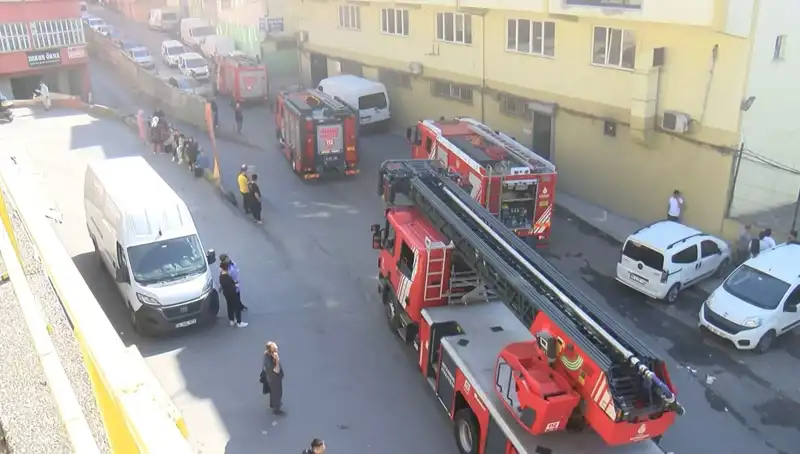 İstanbul'daki Tekstil Atölyesinde Korkutan Yangın: Can ve Mal Kaybı Olmadı!