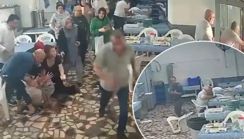 Yemekhanede Deprem Anı: Kaçanlar, Bayılanlar ve Yemek Tabağını Bırakmayanlar