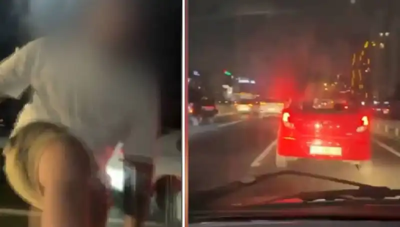 Trafik Magandası Yine Yolda Dehşet Saçtı: O Anlar Kamerada