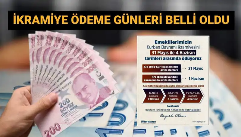 Emekli Bayram İkramiyeleri Ne Zaman Yatacak? İşte Tarih!