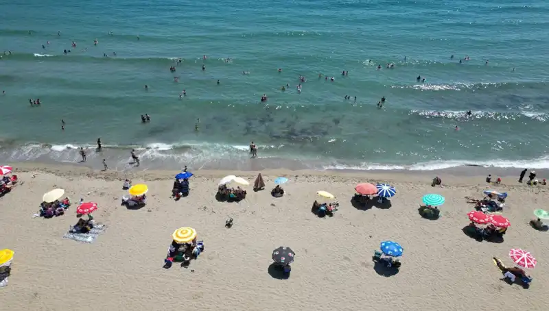 Tekirdağ'da Sıcak Hava Dalgası: Sahiller İnsanlarla Dolu!