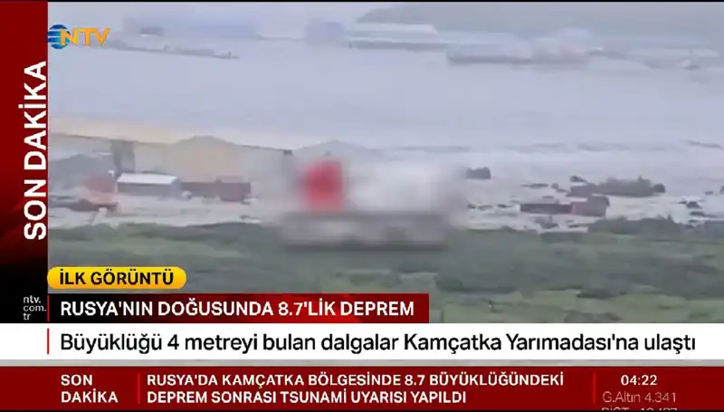 Kamçatka Kıyılarında İlk Tsunami Dalgaları: Endişeler Artıyor